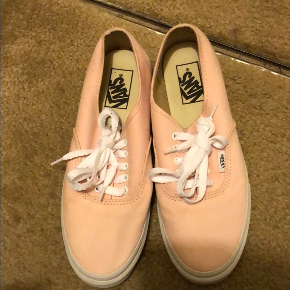 Vans. Light pink. Great condition. Size 9